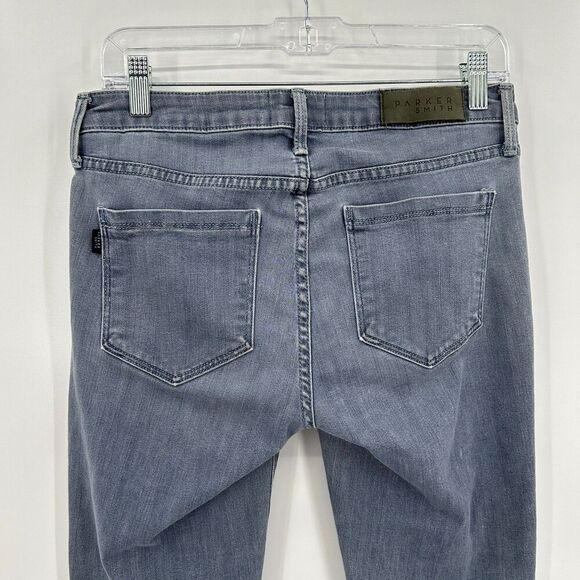PARKER SMITH Women's Semi Distressed Skinny Jeans Raw Step Hem Size 4 / 27 - Picture 5 of 10